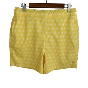 Mack Weldon‎ Athletic Board Shorts Swim Trunks Men Size Large Yellow